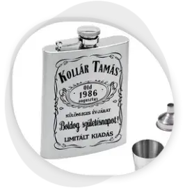 Gravírozott flaska szettek