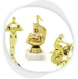 Serlegek, díjak, szobrok