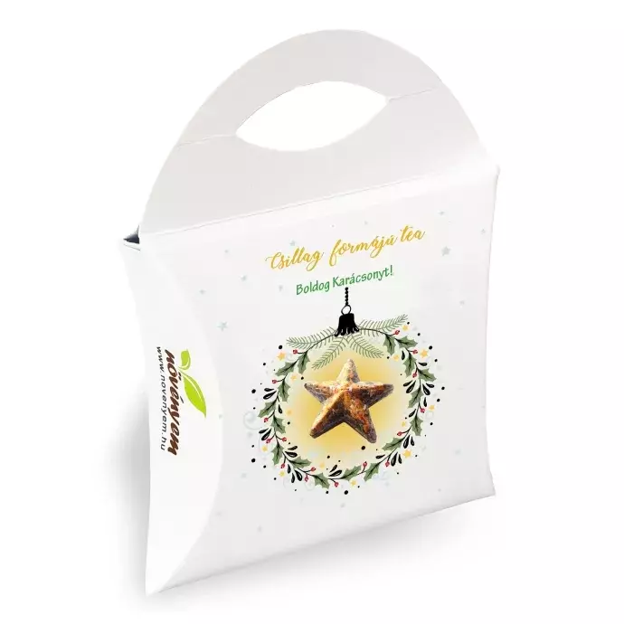Csillag formájú karácsonyi tea