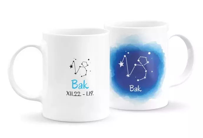 Bak csillagjegyes bögre