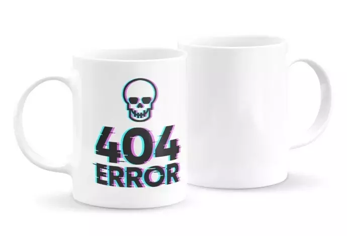 Error feliratos bögre 1
