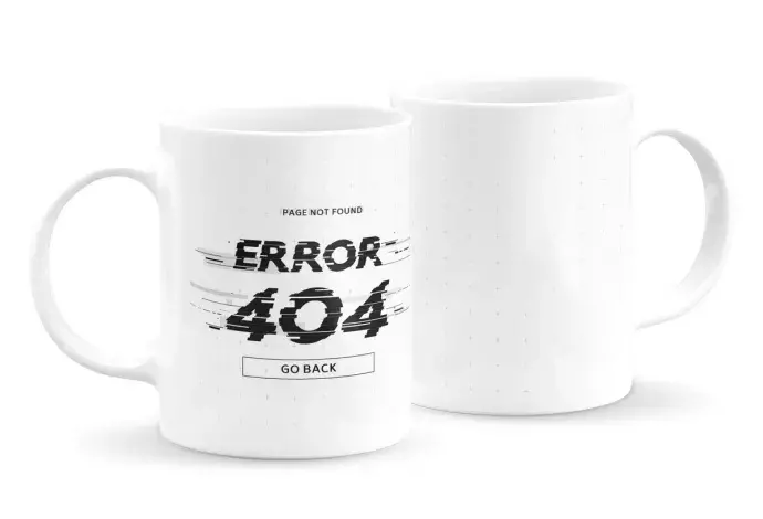 Error feliratos bögre 2