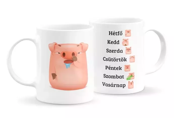Malacos emoji bögre - napos