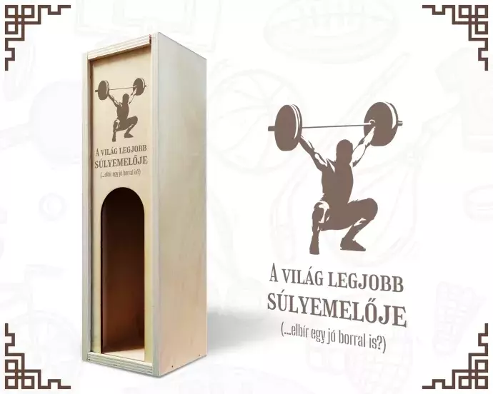 Fa bortartó ablakos - Súlyemelőnek
