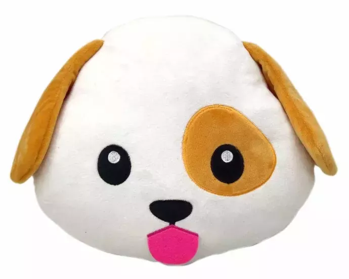 Emoji kutya párna
