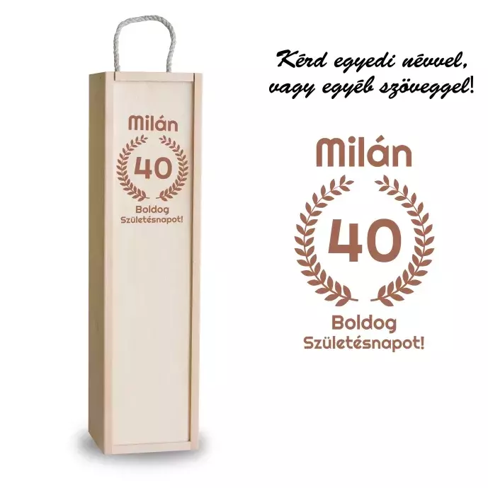 Fa bortartó doboz - Boldog születésnapot 2