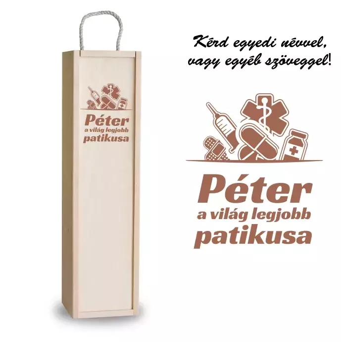 Fa bortartó doboz - Gyógyszerész