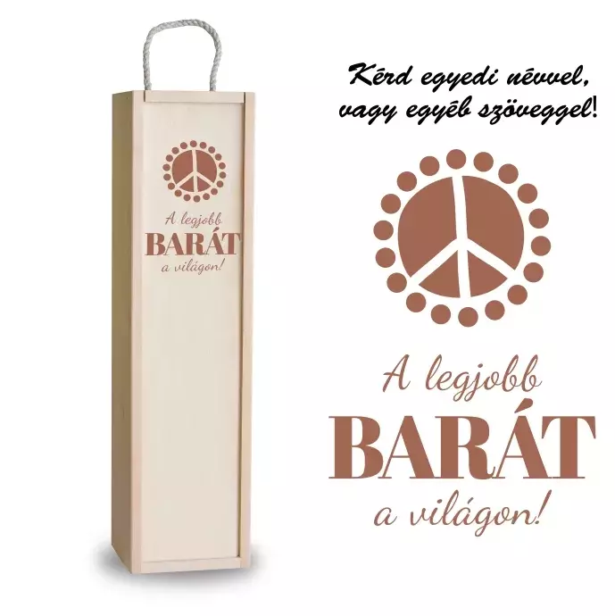 Fa bortartó doboz -Legjobb barát a világon