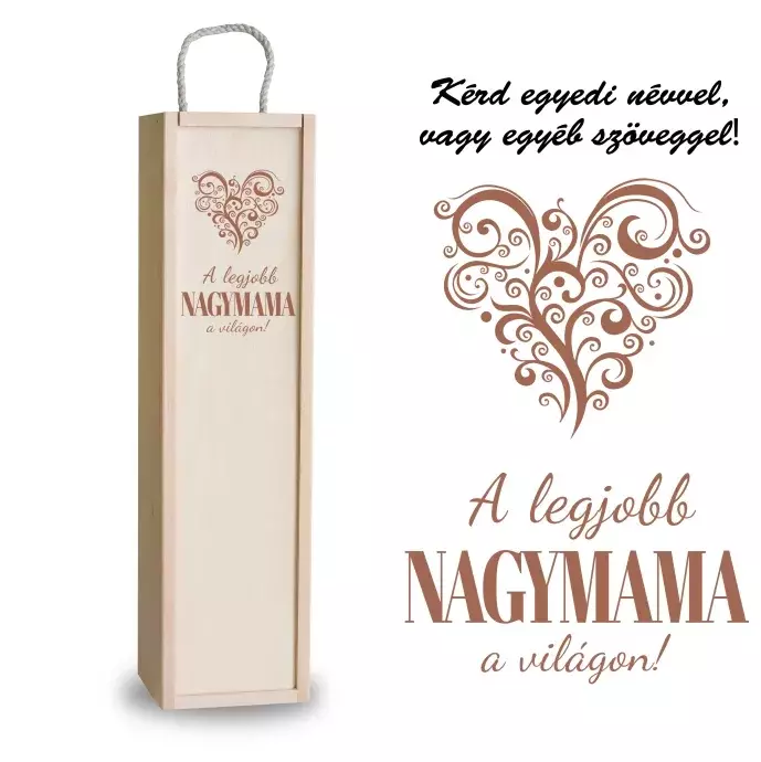 Fa bortartó doboz - Legjobb Nagymama a világon