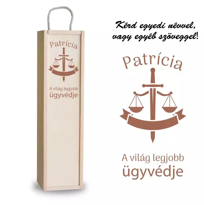 Fa bortartó doboz - Ügyvéd