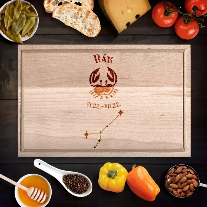 Rák vágódeszka - kicsi