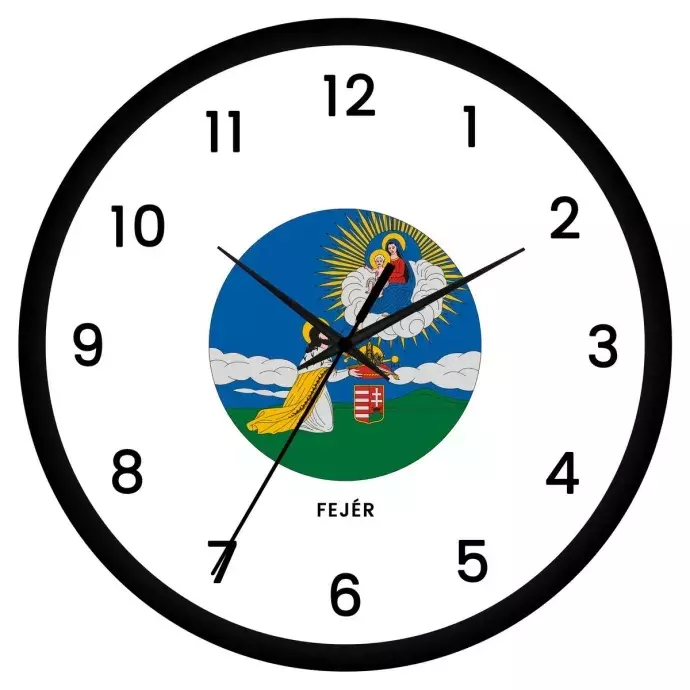 Fejér megye címeres falióra