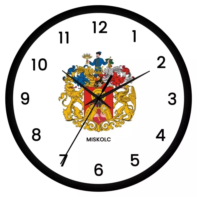 Miskolc címeres falióra