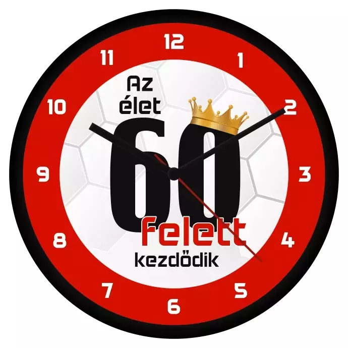 Születésnapi falióra - 60 felett