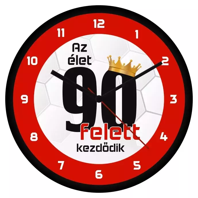 Születésnapi falióra - 90 felett