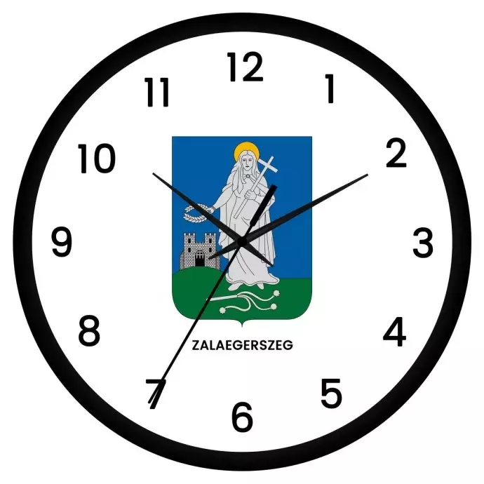 Zalaegerszeg címeres falióra