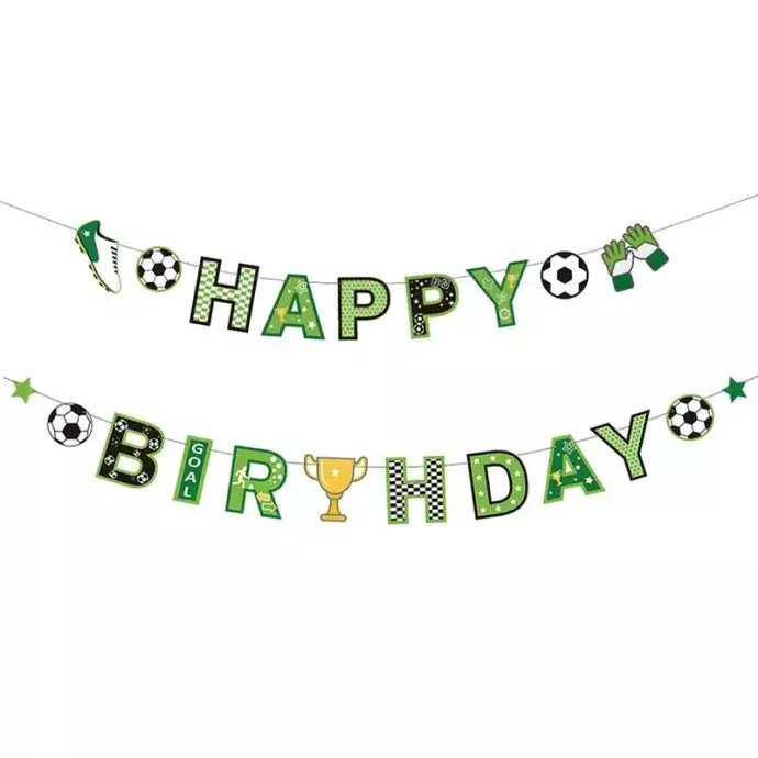 Happy Birthday füzér - Focis