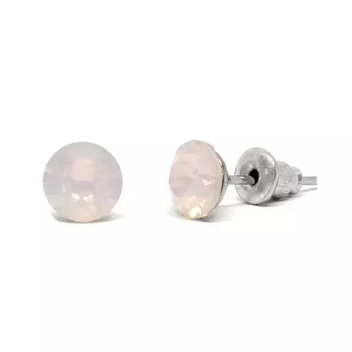 Swanis pötty bedugós fülbevaló - 6mm - Opal Rose