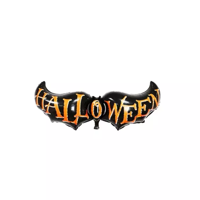 Halloween fólia lufi - denevér