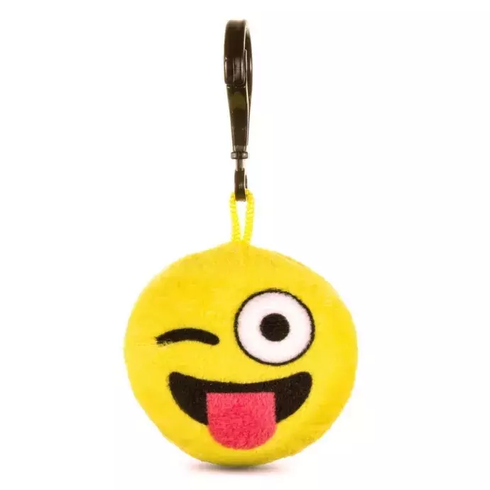 Kacsintós emoji kulcstartó