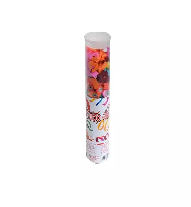 Konfetti ágyú - színes szalagokkal 40 cm