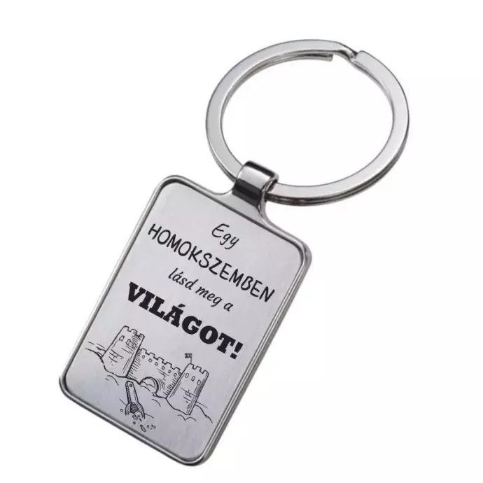 Gravírozott kulcstartó - Lásd a világot