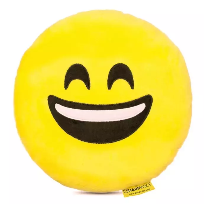 Nevetős emoji párna
