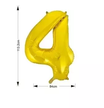 Óriás számos fólia lufi - 4