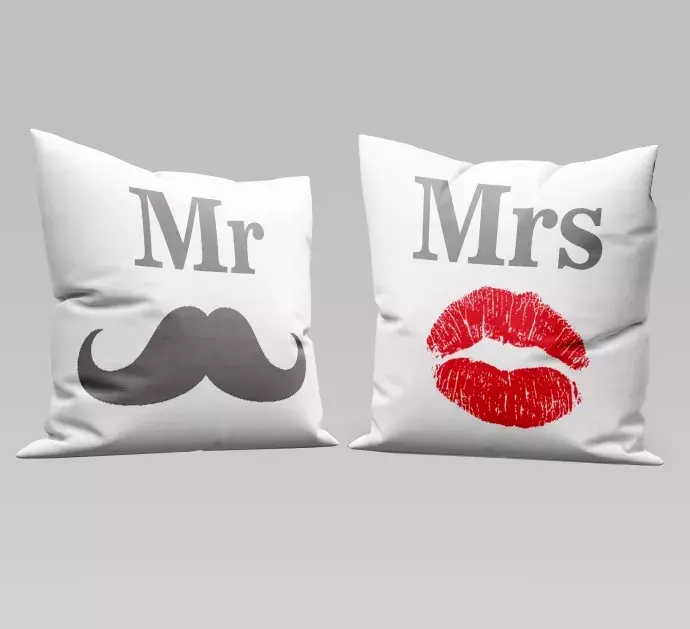 Párna - mr & mrs no.2