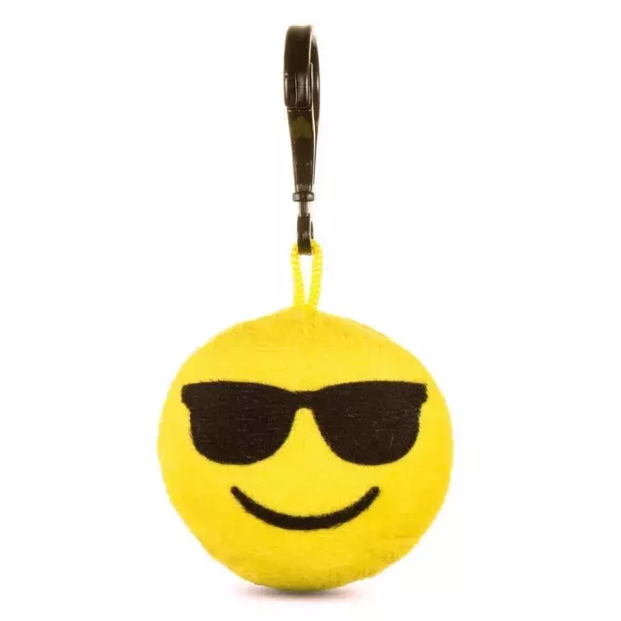 Szemcsis emoji kulcstartó