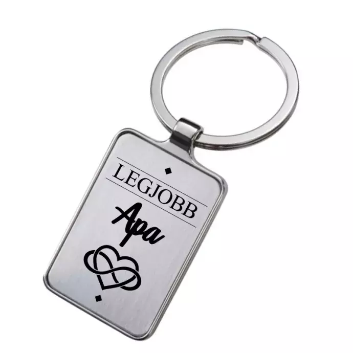 Gravírozott kulcstartó - Legjobb apa