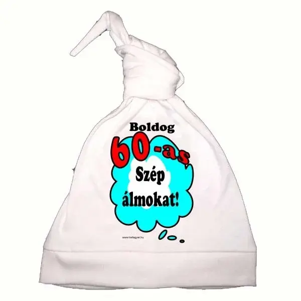 Hálósapka - Boldog 60-as szép álmokat!