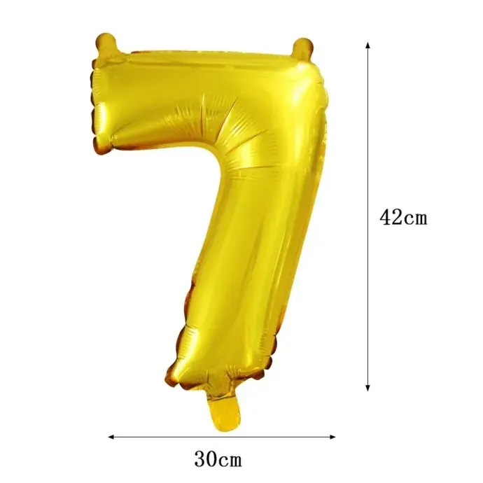 Számos fólia lufi - 7