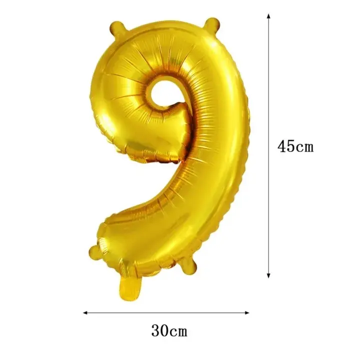 Számos fólia lufi - 9