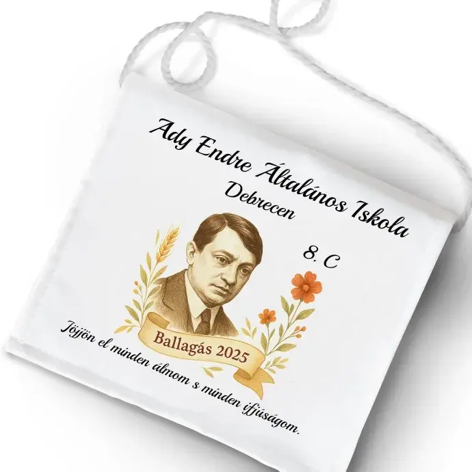 Ballagási tarisznya Iskolásoknak - Ady Endre