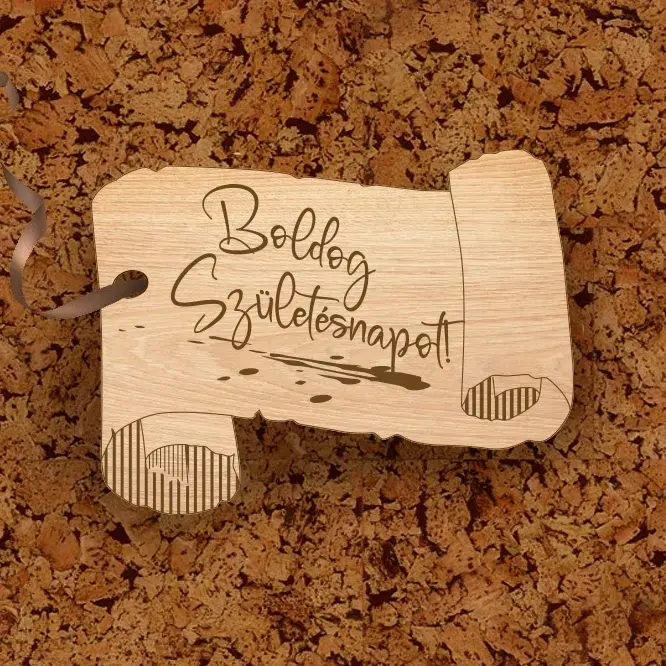 Ajándék kísérő kártya - Boldog születésnapot