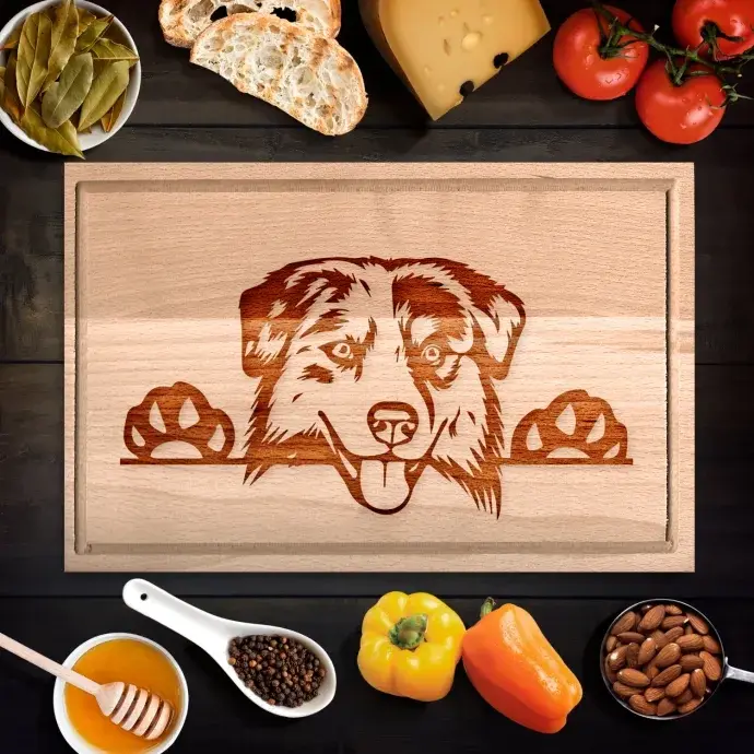 Ausztrál Németjuhász vágódeszka - kicsi