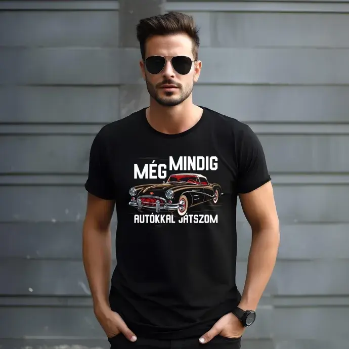 Póló - Mindig autókkal játszok Póló - Mindig autókkal játszok