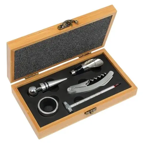 5 részes bambusz boros szett 5 részes bambusz boros szett