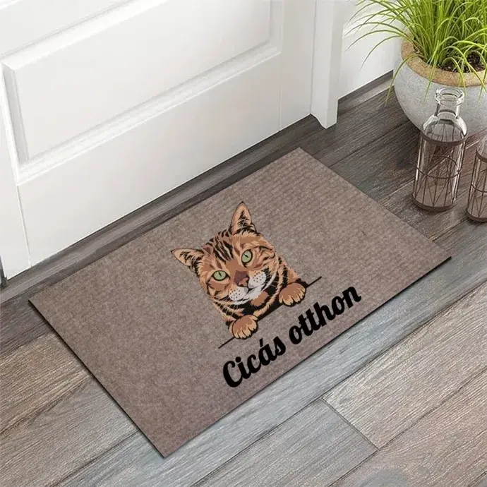 Lábtörlő - Bengáli macska otthon beltéri lábtörlő