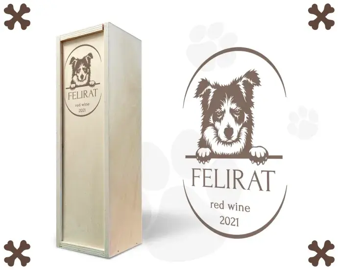 Fa bortartó doboz - Border Collie Fa bortartó doboz - Border Collie