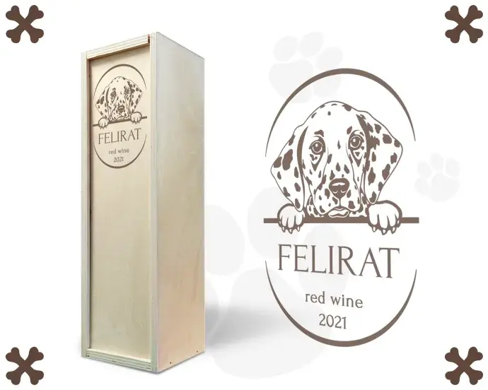 Fa bortartó doboz - Dalmata Fa bortartó doboz - Dalmata