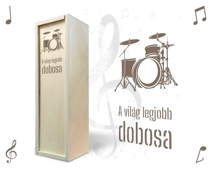 Fa bortartó doboz - A világ legjobb dobosa