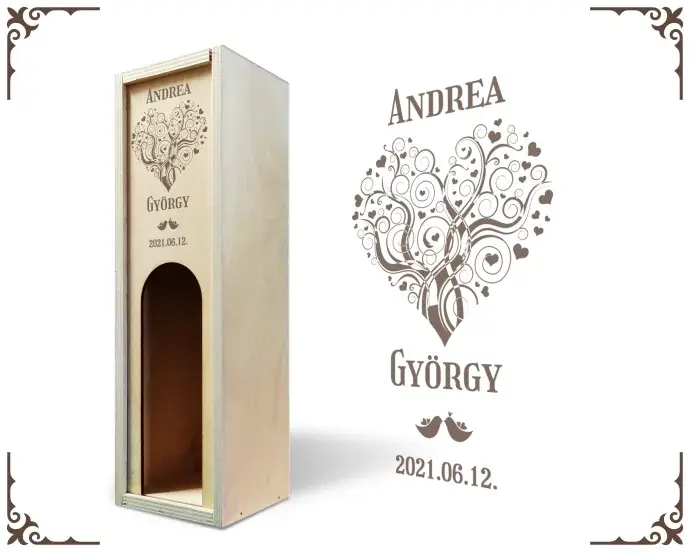 Fa bortartó ablakos - Romantikus 10 Fa bortartó ablakos - Romantikus 10