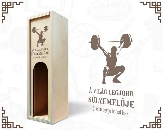 Fa bortartó ablakos - Súlyemelőnek