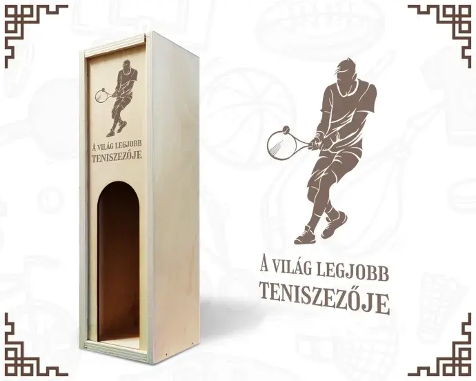 Fa bortartó ablakos - Teniszező