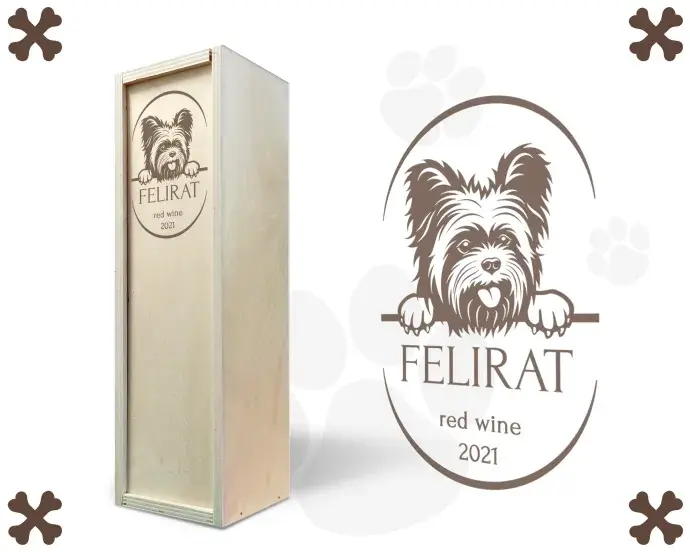 Fa bortartó doboz - Yorkshire terrier Fa bortartó doboz - Yorkshire terrier