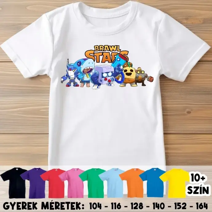 Gyerek póló - Brawl Stars heros Gyerek póló - Brawl Stars heros
