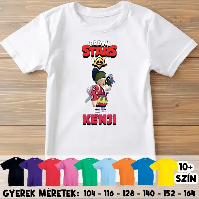 Gyerek póló - Brawl Stars Kenji Gyerek póló - Brawl Stars Kenji