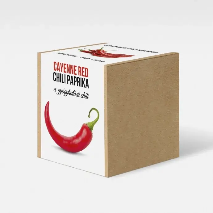 Cayenne red chili paprika növény nevelő szett Cayenne red chili paprika növény nevelő szett